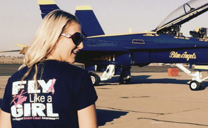 Fly-Like-a-Girl Meets Navy Blue Angels