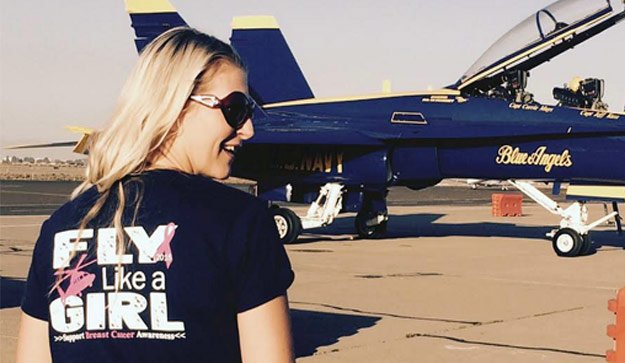 Fly-Like-a-Girl Meets Navy Blue Angels