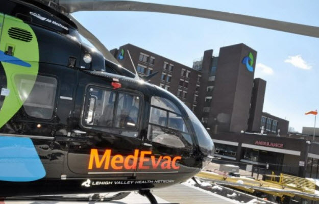 Air Methods Lehigh Valley Health Network Helicopter