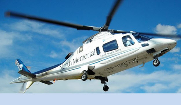 North Memorial Air Care Helicopter