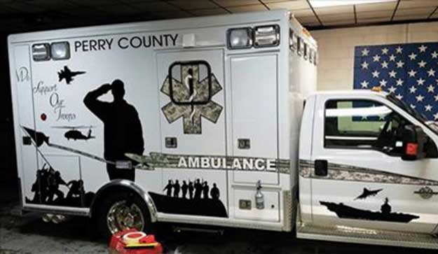 EMS Ambulance Service Honors Veterans