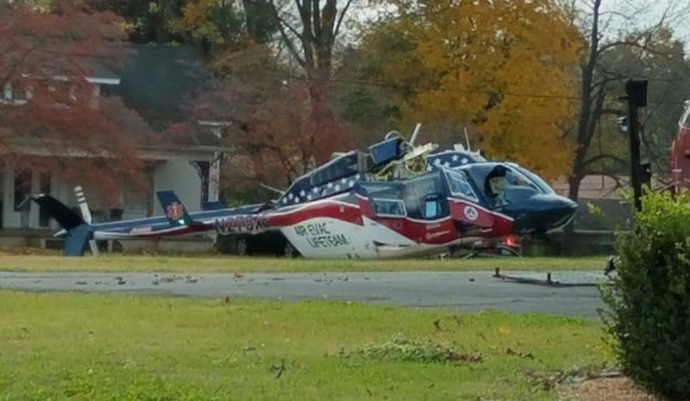 Air Evac Lifeteam Helicopter Crashes, 3 On Board