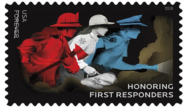 USPS Reveals Honoring First Responders Stamp