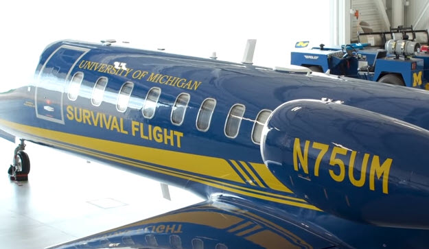 New $10M Survival Flight Jet Lifts Patient Care at U-M