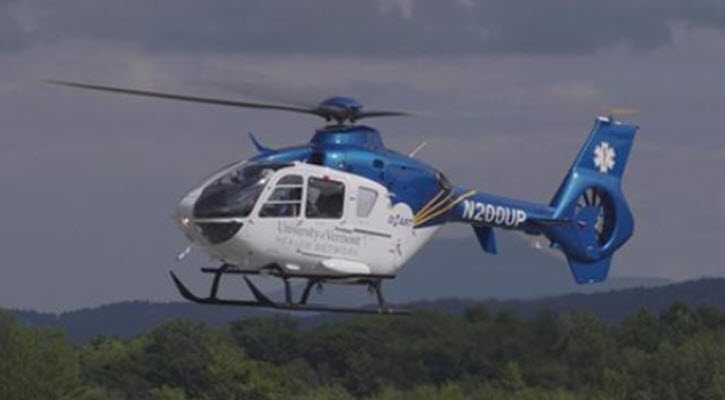 Vermont-based Medical Helicopter Flies First Mission