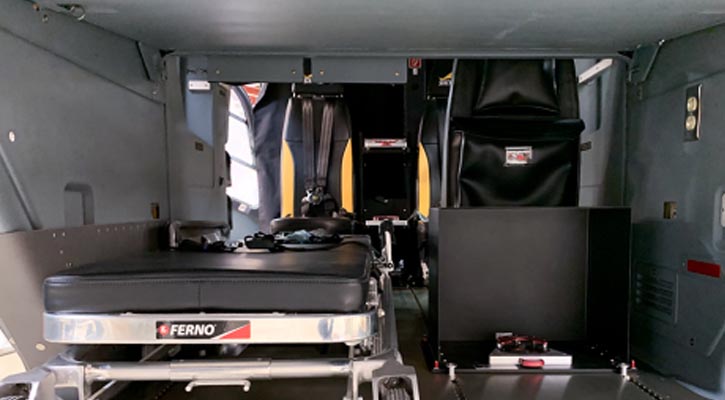 Metro and STAT Medevac Lead the Way with Helicopter Interior