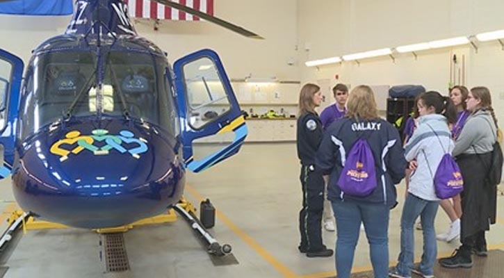 Flight Crews Show Off Skills at Health Careers Camp