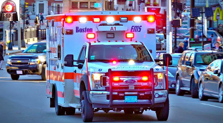 Boston Ambulance Involved In Crash While Heading To Hospital
