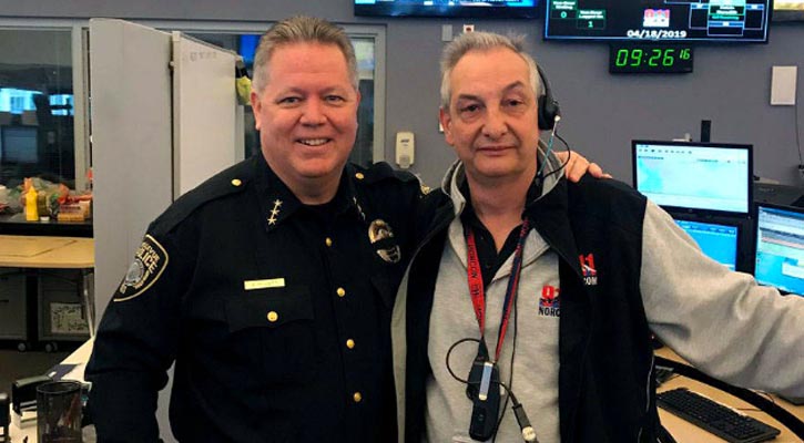 Dispatcher Honored for 33 Years of Service