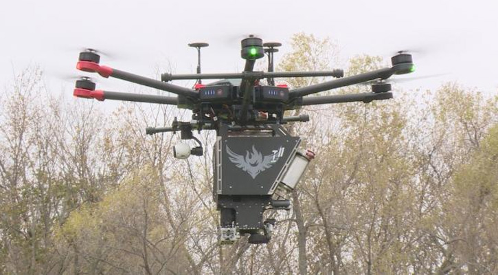 App Controlled Firefighting Drone