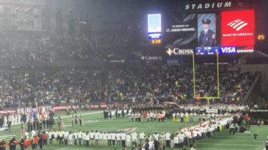 Patriots and Cowboys Honor Fallen Firefighter