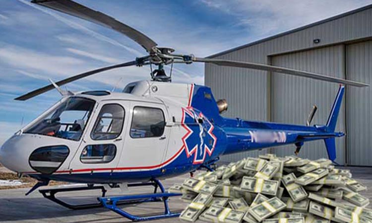 Air methods helicopter money